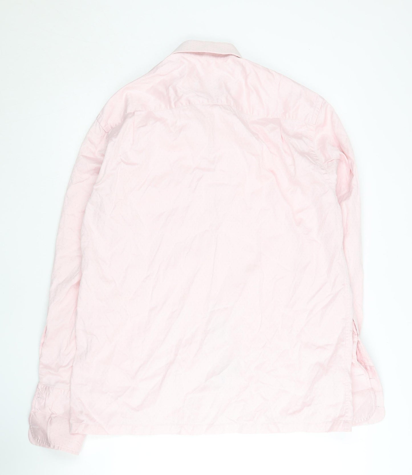 ZODIAC Men's Pink Formal Dress Shirt Size 42