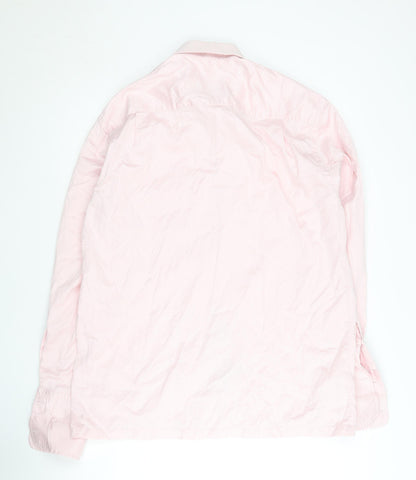 ZODIAC Men's Pink Formal Dress Shirt Size 42