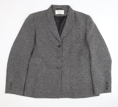 Bonmarché Womens Grey Blazer Size 20 Classic Work
