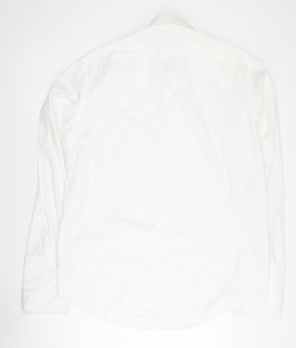 Thomas Nash Men's White Dress Shirt Size 16