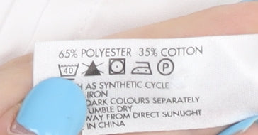 Thomas Nash Men's White Dress Shirt Size 16