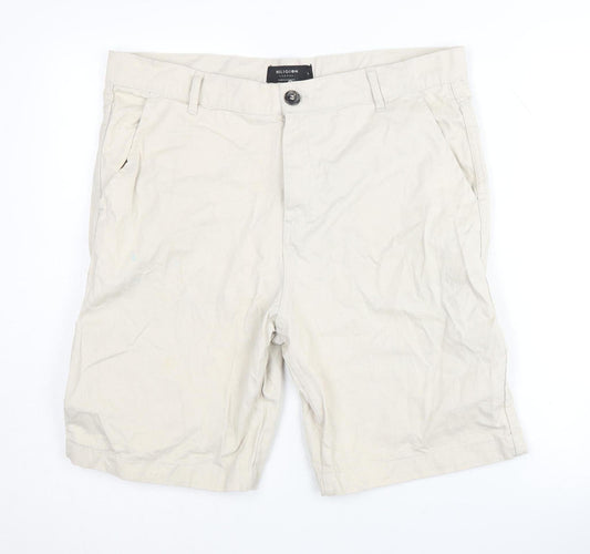 Religion Men's Beige Cargo Shorts Large