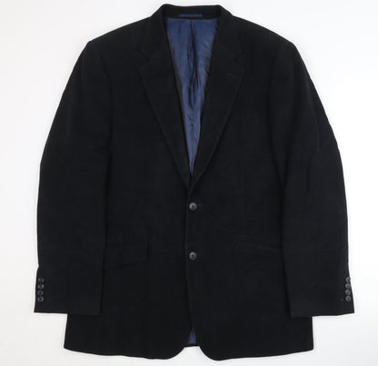 John Lewis Men's Black Blazer 42 Regular Jacket