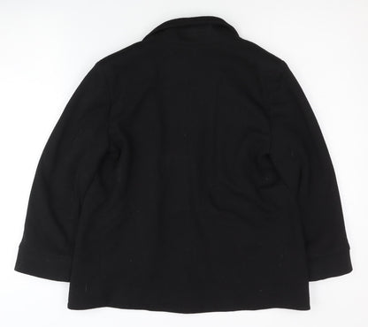 Womens UK Size 8 Topshop Petites Black Blazer