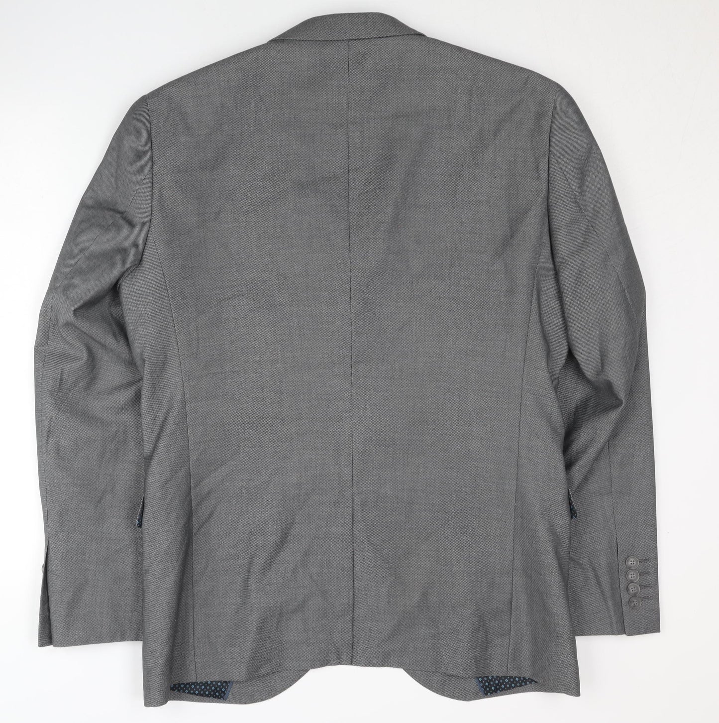Next Men's Grey Blazer, 40R, Business Formal Wear