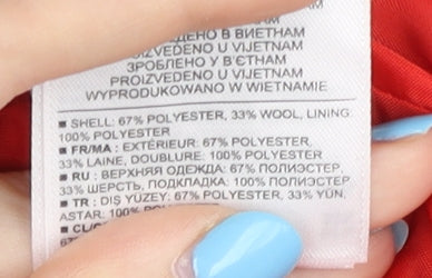 Gap Women's XS Grey Zip Jacket - Polyester, Wool