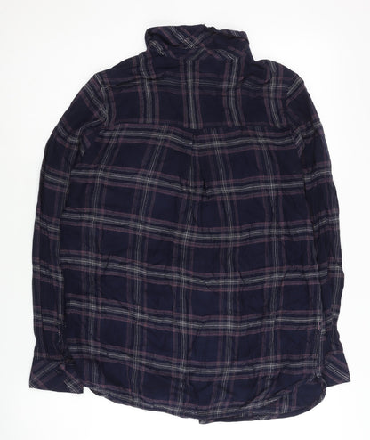 Womens UK Size 8 Warehouse Blue  Button-Up