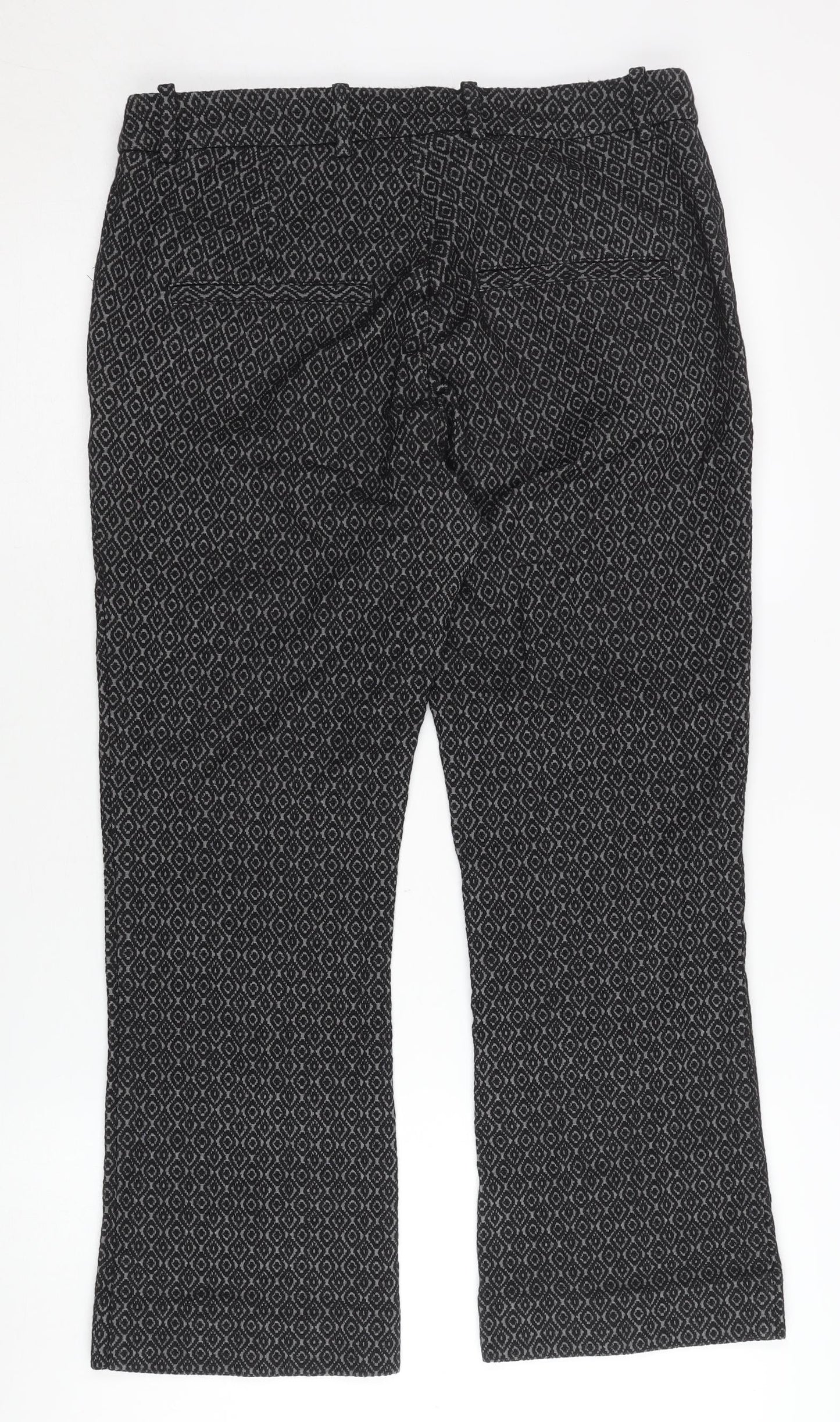 Womens UK Size 12 H&M   Black Trousers