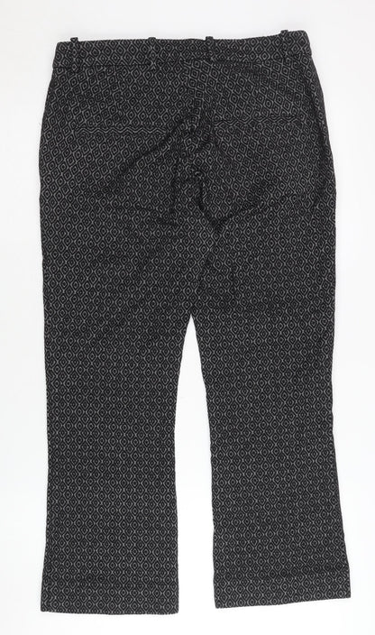Womens UK Size 12 H&M   Black Trousers