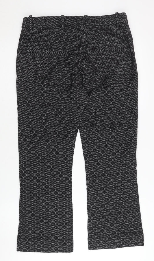 Womens UK Size 12 H&M   Black Trousers