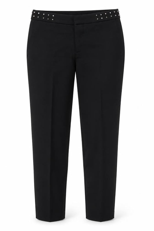 Womens UK Size S Zara Woman Regular Fit Casual Business Black Trousers