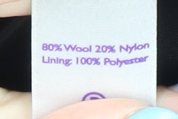 Autonomy Women's Black Pea Coat, Size 12, Classic Winter Wear