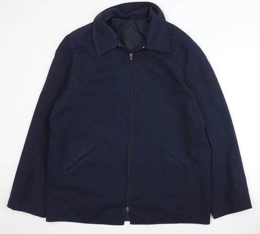 Mens UK Size L St Michael Blue Basic Jacket