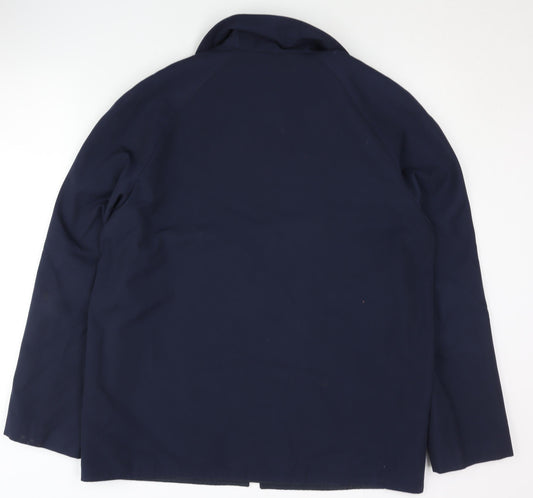 Mens UK Size L St Michael Blue Basic Jacket