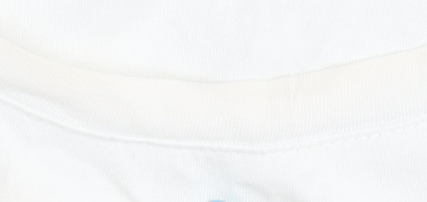 Balmar Heritage Women White Size 14 Crochet Trim T-Shirt