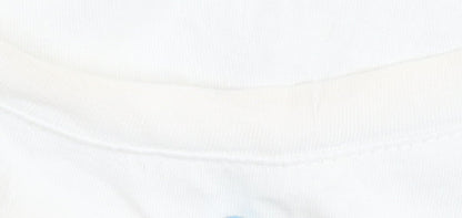 Balmar Heritage Women White Size 14 Crochet Trim T-Shirt