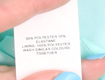 Missguided Women's Blue Blazer UK 12 Notch Lapel