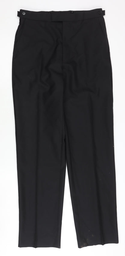 Marks and Spencer Mens Black Trousers 30 in
