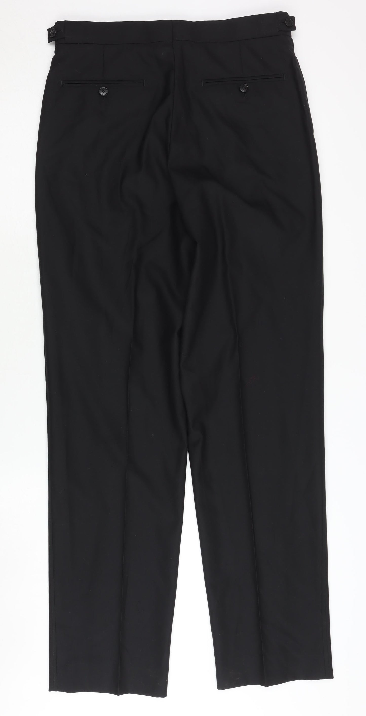 Marks and Spencer Mens Black Trousers 30 in