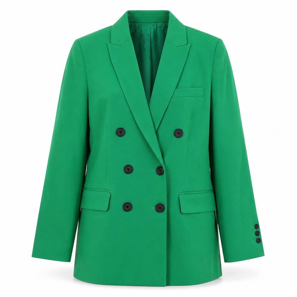 Womens UK Size 8 Stradivarius Regular Green Blazer