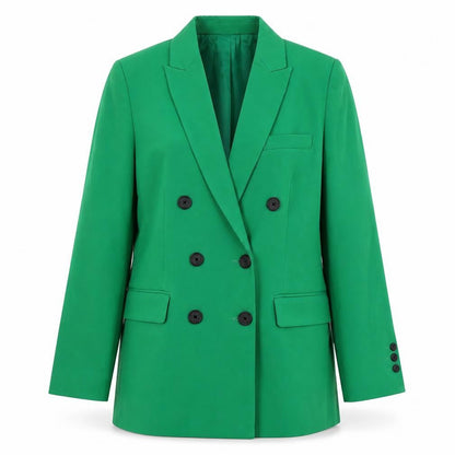 Womens UK Size 8 Stradivarius Regular Green Blazer