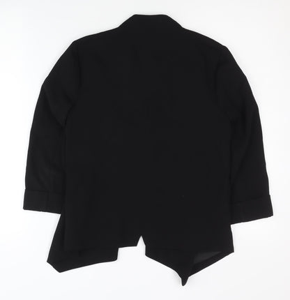 Warehouse Women's Black Blazer UK 8 Regular Fit
