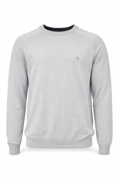 Mens UK Size M River Island Grey Pullover Jumper