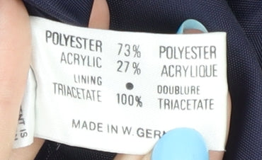 St Michael Women's Black Striped Blazer Size 14