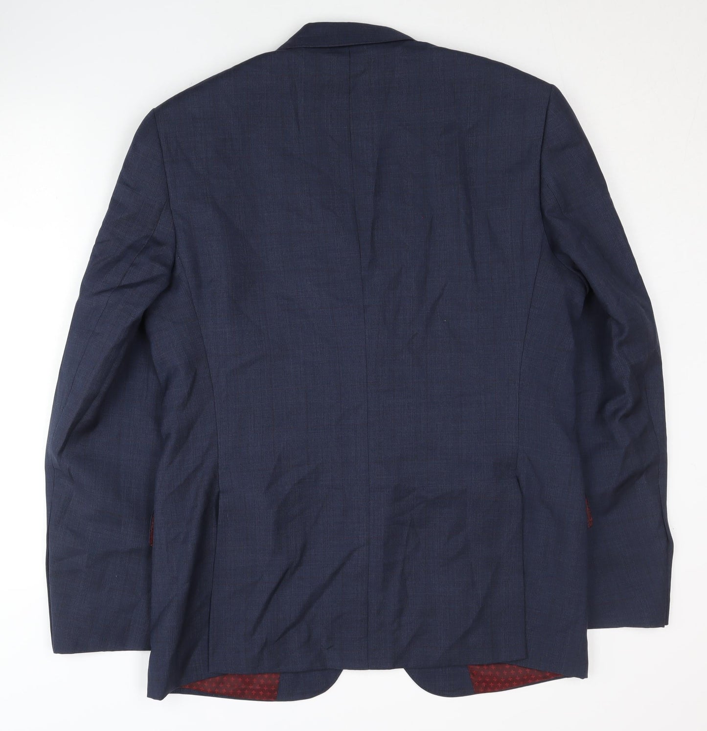 Marks and Spencer Men's Blue Wool Blazer, Size M