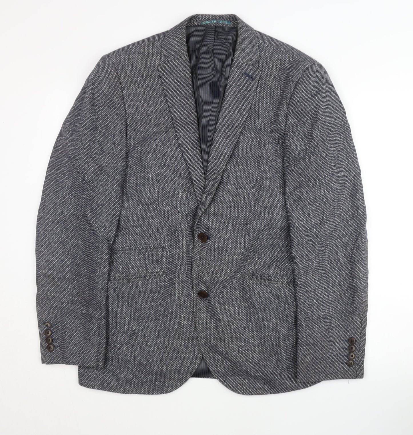Mens UK Size 38 NEXT Regular Grey Suit Jacket