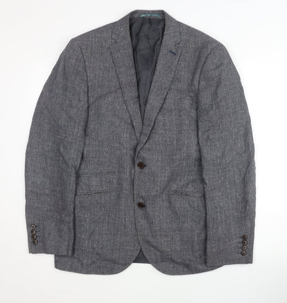 Mens UK Size 38 NEXT Regular Grey Suit Jacket