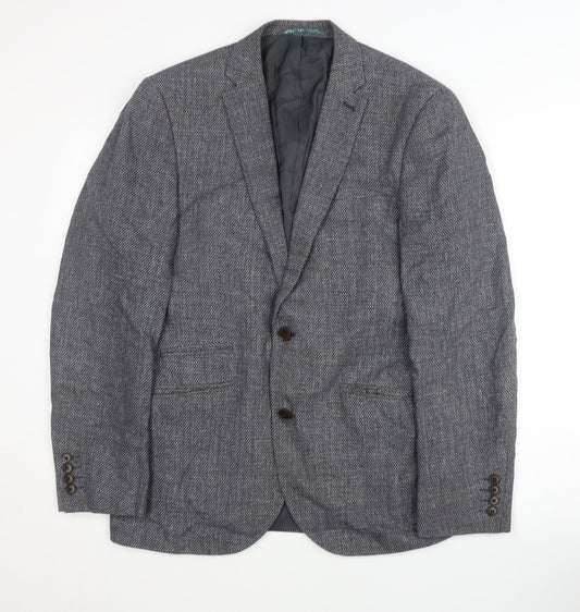 Mens UK Size 38 NEXT Regular Grey Suit Jacket