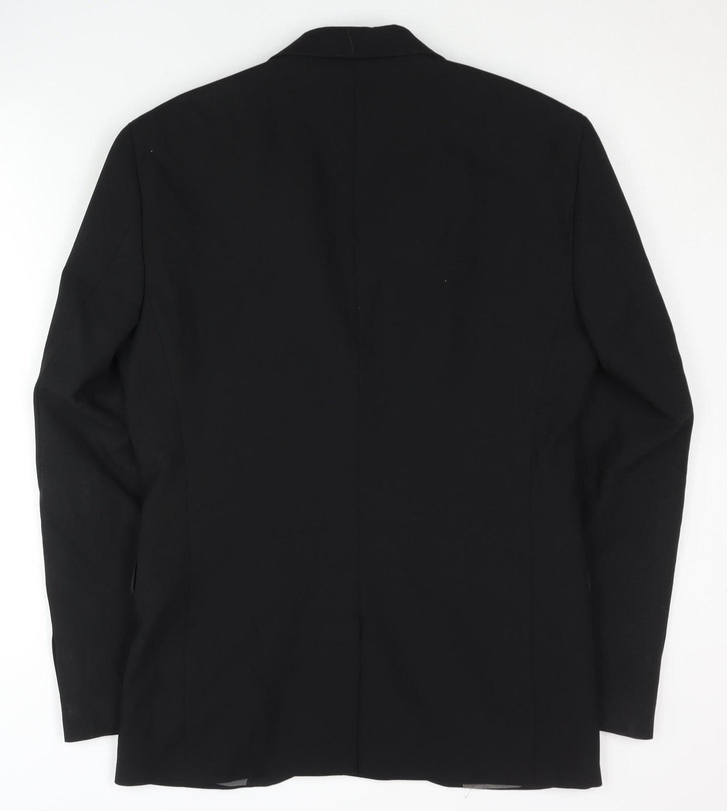Next Men's Black Regular Fit Blazer, Size 36
