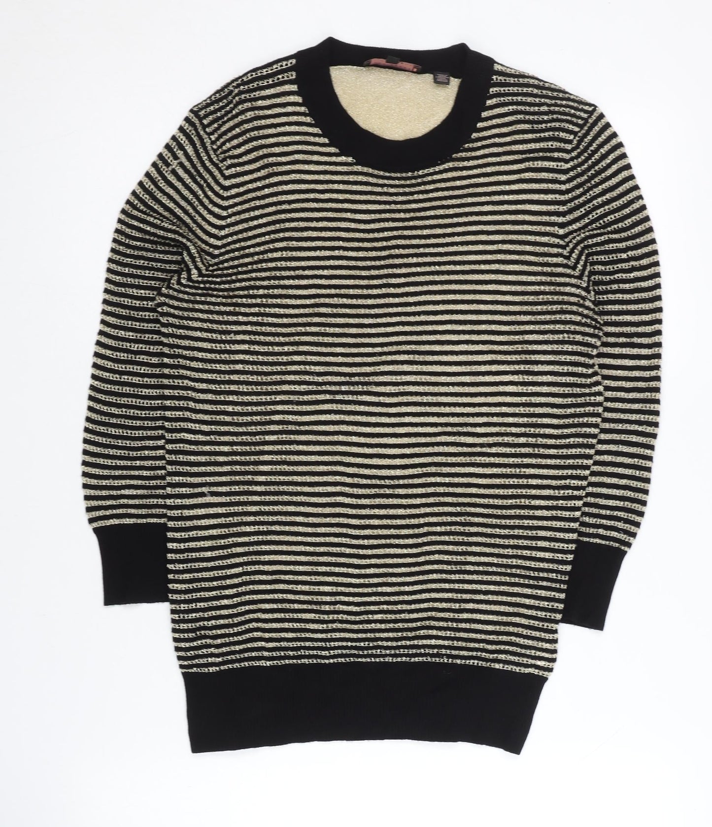 Womens UK Size M Ted Baker Black Pullover Jumper