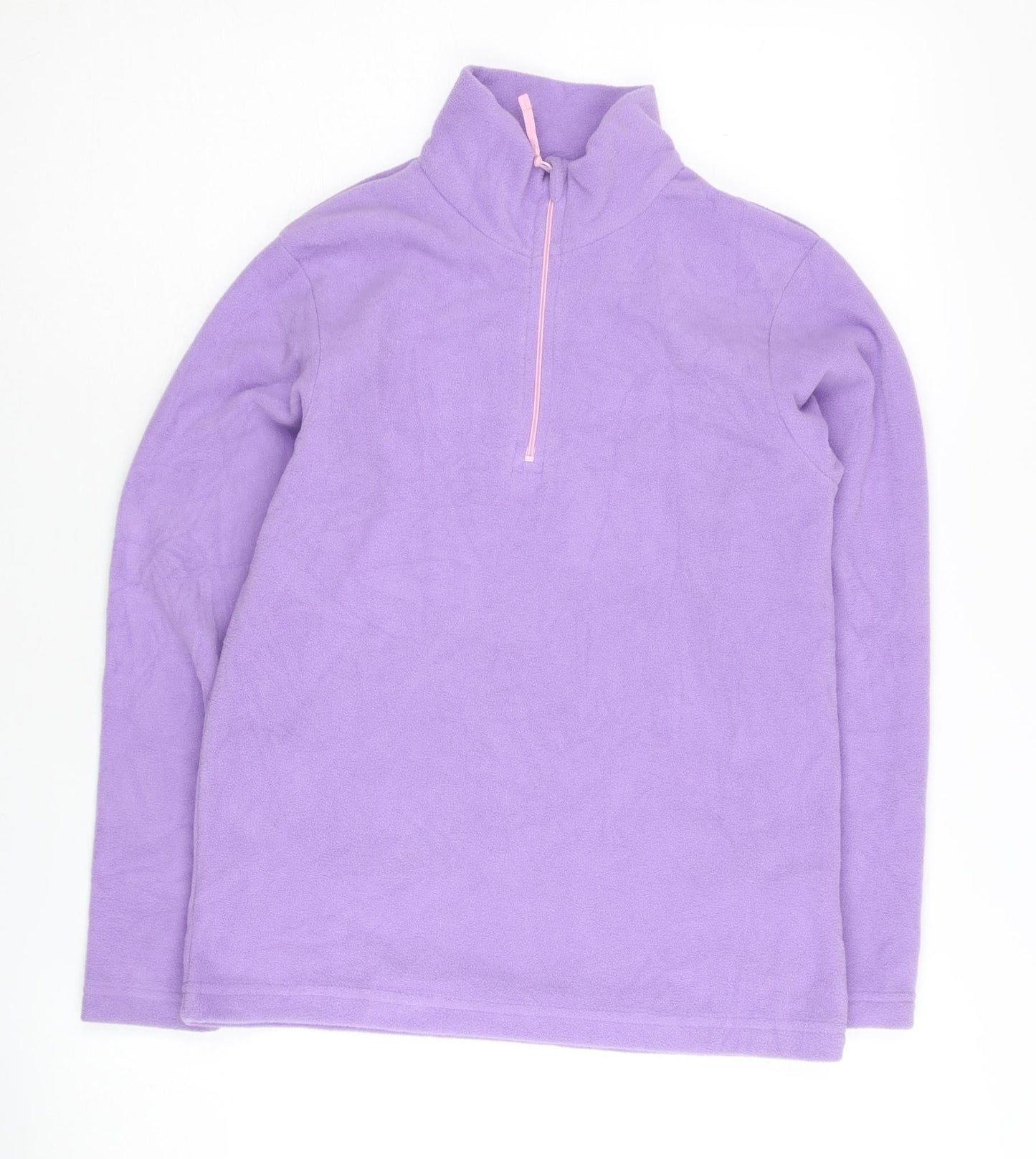Mountain Warehouse Girls Purple Fleece Pullover Sweatshirt 11-12 Years