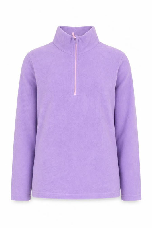 Mountain Warehouse Girls Purple Fleece Pullover Sweatshirt 11-12 Years