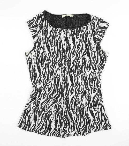 Womens UK Size S Oasis Multicoloured Basic Blouse