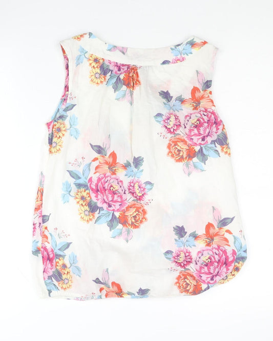 Womens UK Size 8 Dorothy Perkins Multicoloured Basic Blouse