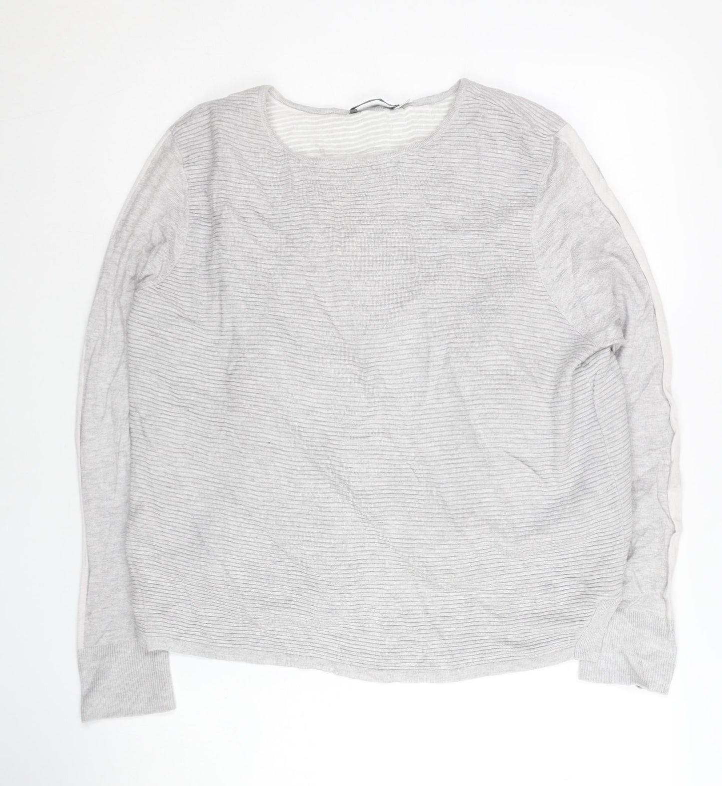 Womens UK Size 16 Mint Velvet Grey Cardigan Jumper