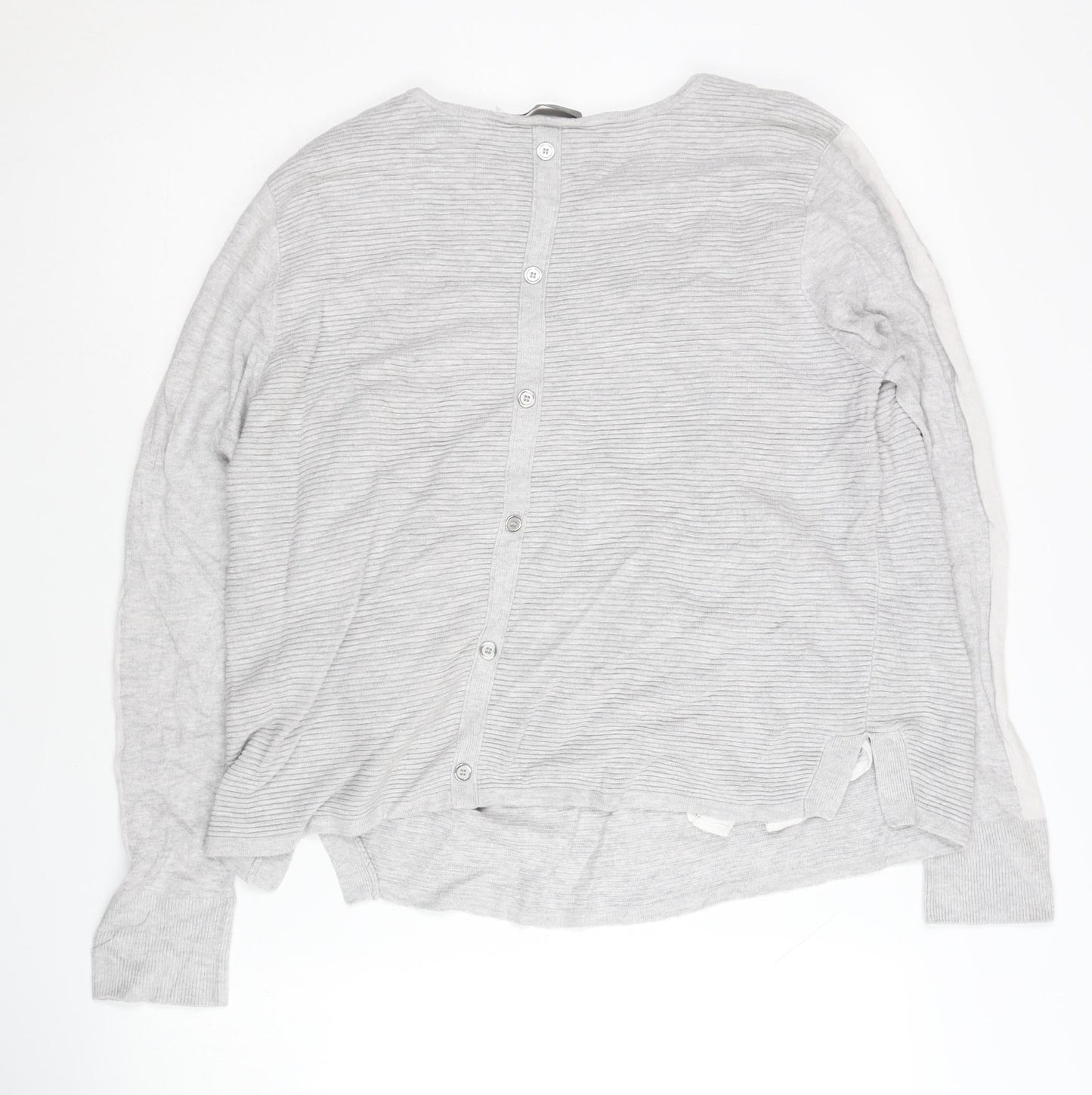 Womens UK Size 16 Mint Velvet Grey Cardigan Jumper