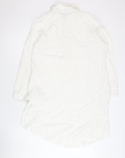 The White Company Women's White S Shirt Dress