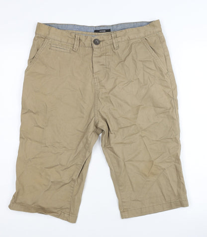 George Men's Beige Chino Shorts Size 32