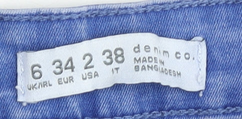 Denim Co Women's Blue Shorts Size 6