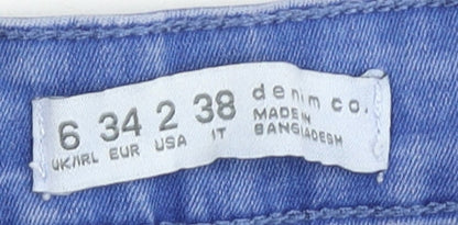 Denim Co Women's Blue Shorts Size 6