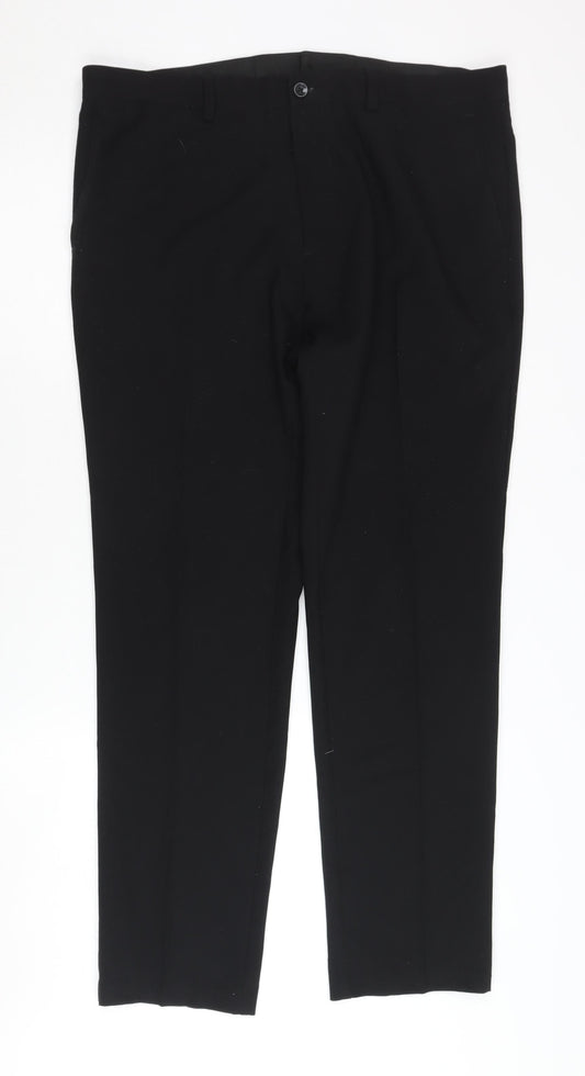 Marks and Spencer Men's Black Skinny Trousers