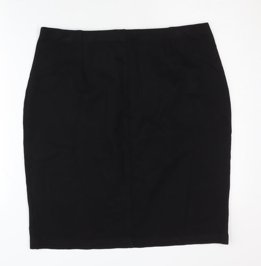 Debenhams Women’s Black Pencil Skirt, Size 16, Elegant Style