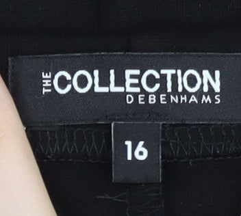 Debenhams Women’s Black Pencil Skirt, Size 16, Elegant Style