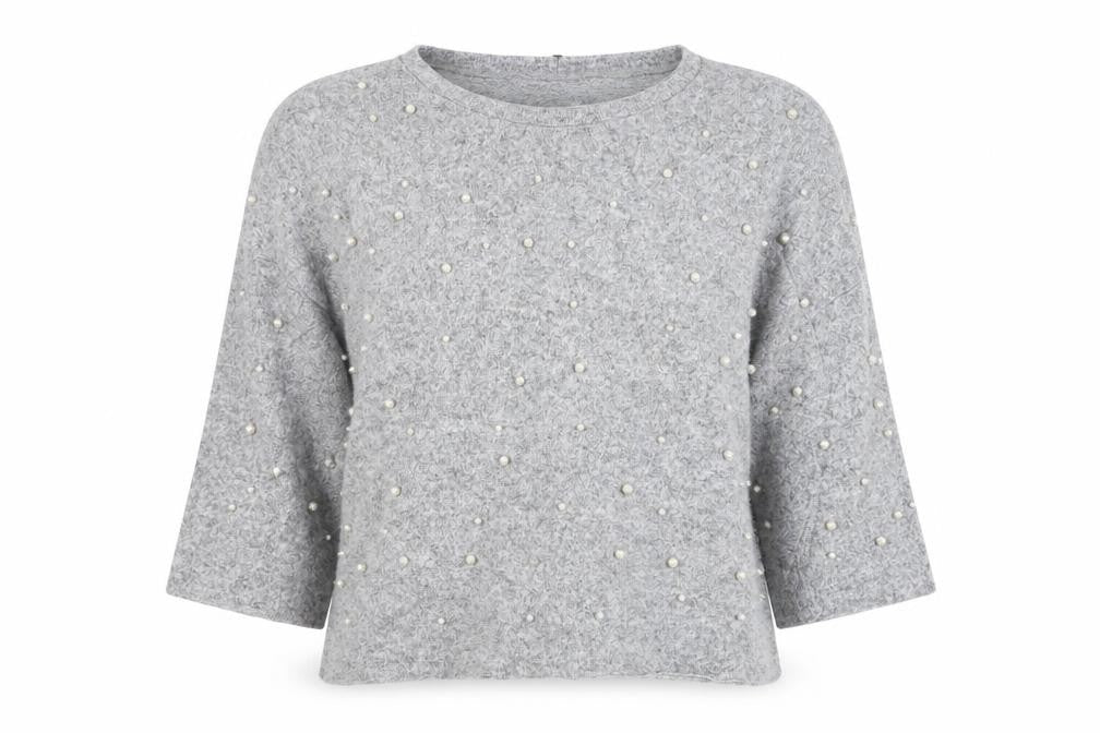 Womens UK Size 12 Zara Grey Pullover Jumper