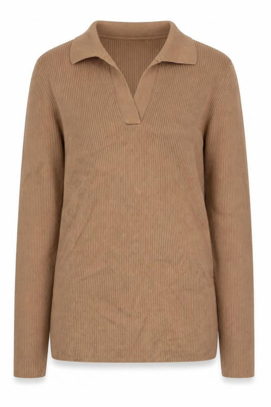 Womens UK Size S Primark Brown Pullover Jumper
