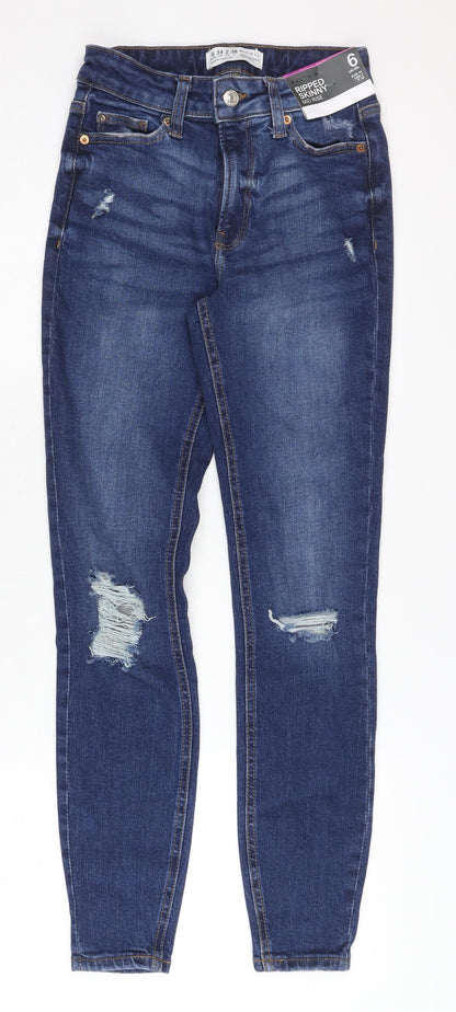 Primark Women’s Blue Skinny Jeans Size 6
